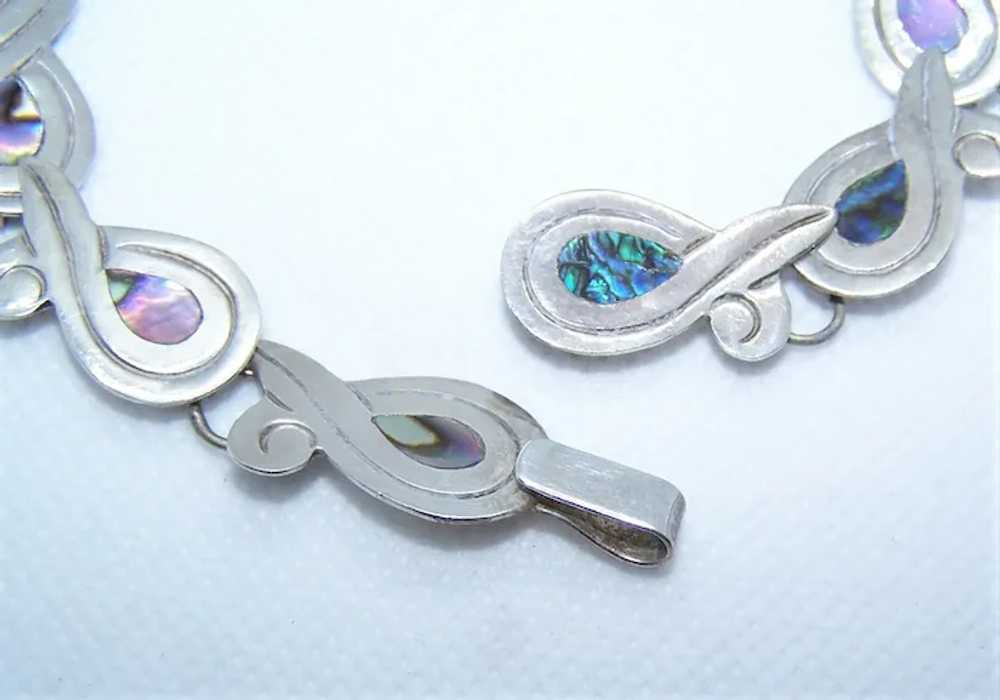 Made in Mexico Mexican Sterling Silver Abalone Li… - image 5