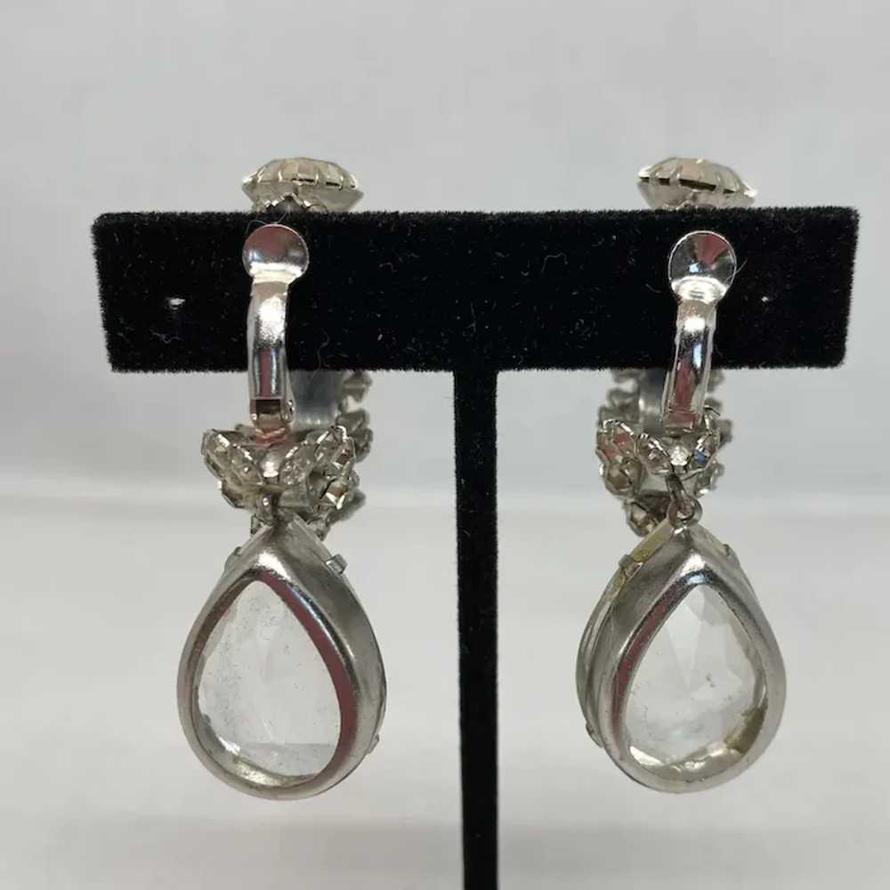 Kenneth J Lane (K.J.L.) Huge Crystal drop earring… - image 3