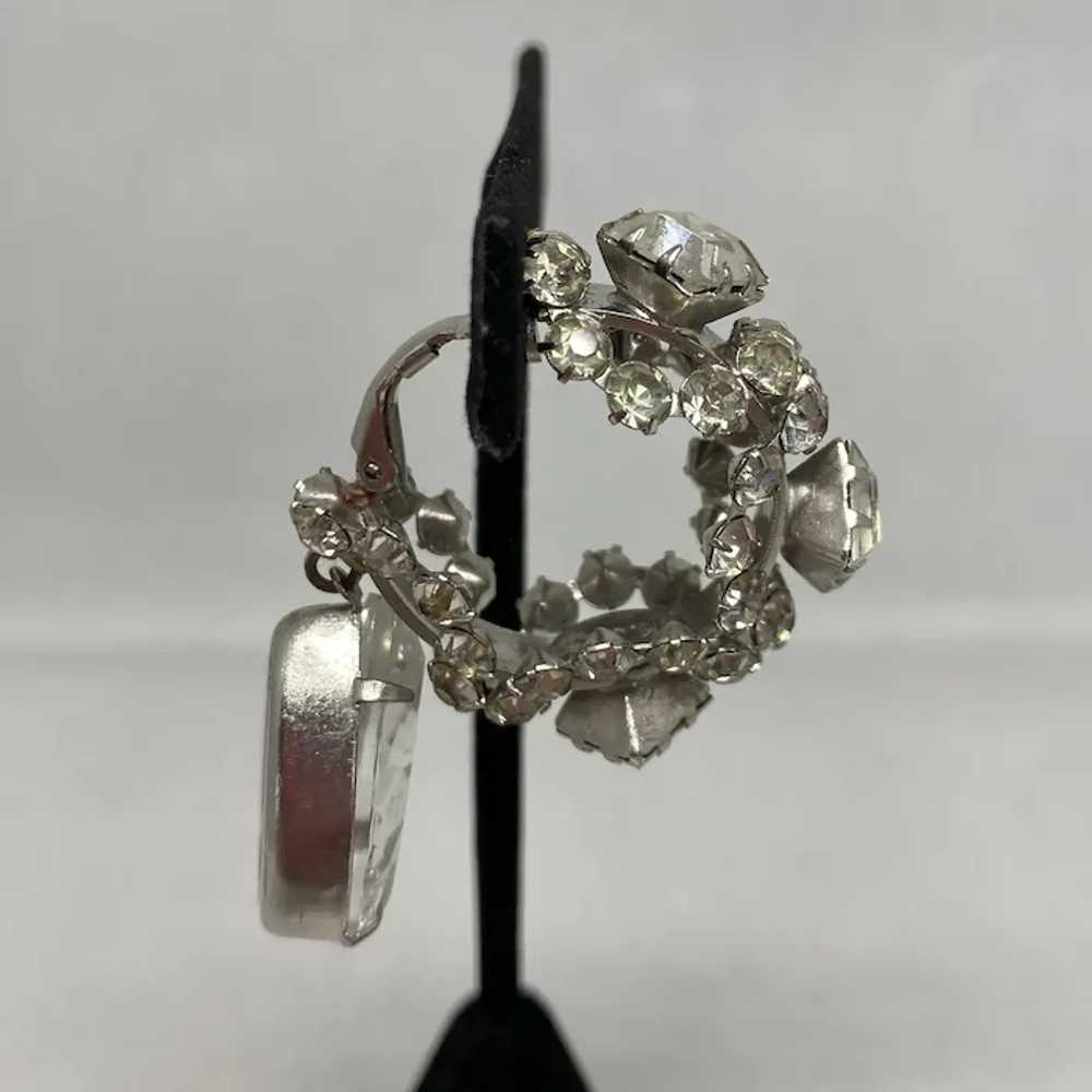 Kenneth J Lane (K.J.L.) Huge Crystal drop earring… - image 4