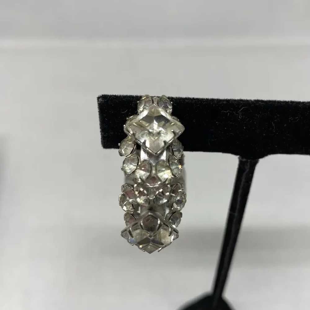 Kenneth J Lane (K.J.L.) Huge Crystal drop earring… - image 5