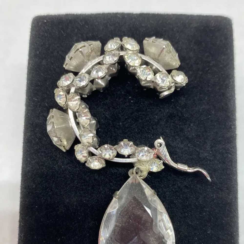 Kenneth J Lane (K.J.L.) Huge Crystal drop earring… - image 7