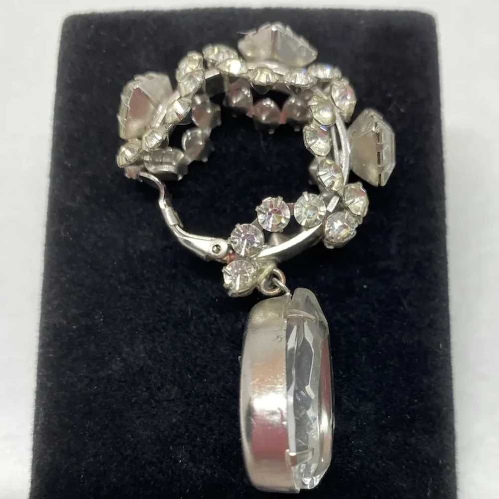 Kenneth J Lane (K.J.L.) Huge Crystal drop earring… - image 8