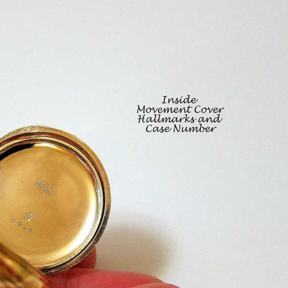 Rare Antique Spaulding and Company 14K Gold Pocke… - image 6
