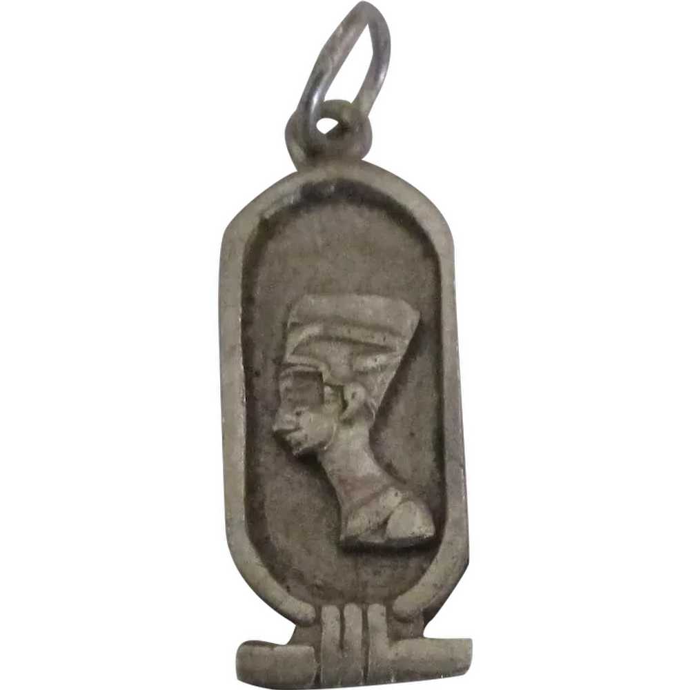 Vintage Sterling Nefertiti Charm - image 1