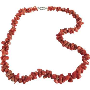 Vintage Branch Coral Choker Necklace