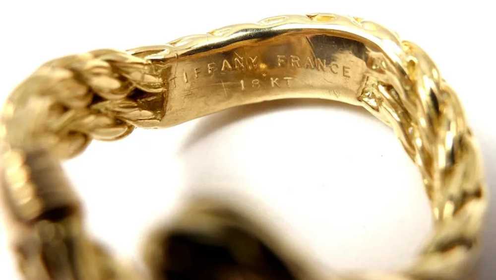 Rare! Authentic Tiffany & Co. France 18k Yellow G… - image 5