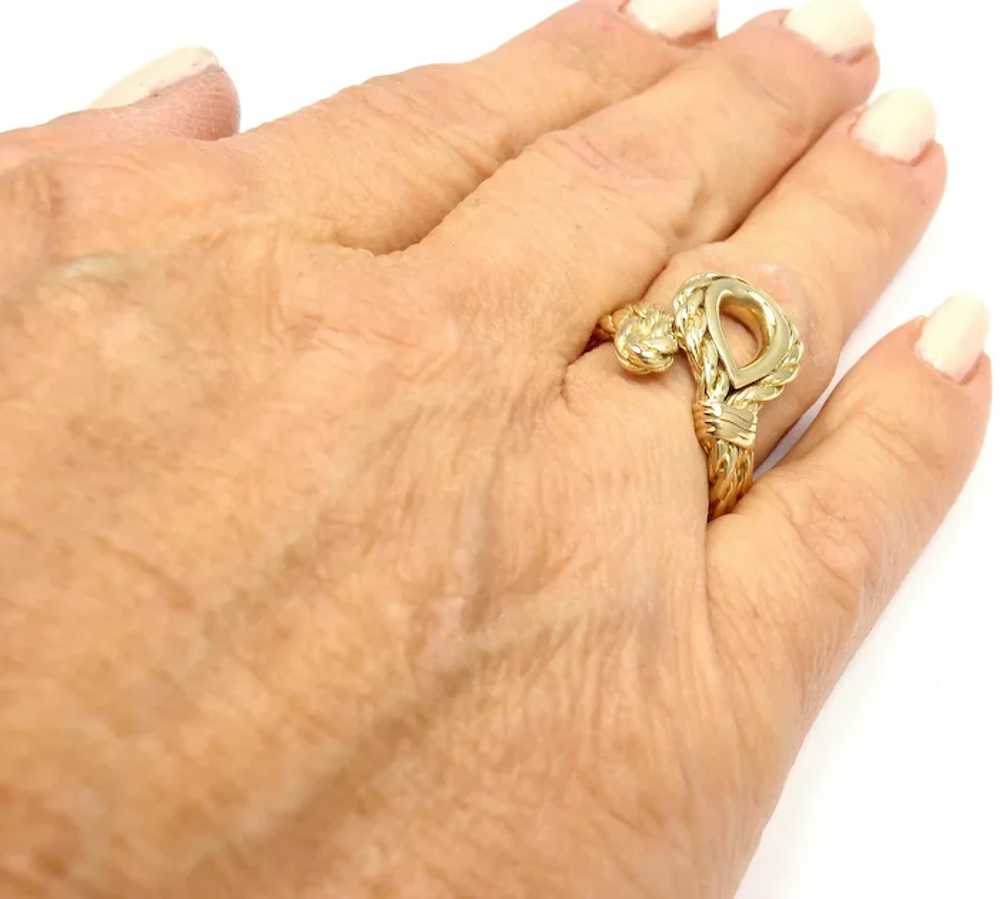 Rare! Authentic Tiffany & Co. France 18k Yellow G… - image 8