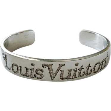 LOUIS VUITTON Bracelet Friendship LV Charm MP225E Gray White Gold