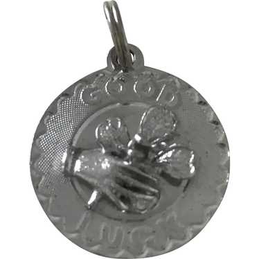 Good Luck Amulet Vintage Charm Sterling Silver