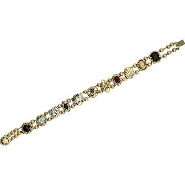 14Kt  yg  Ladies slide bracelet