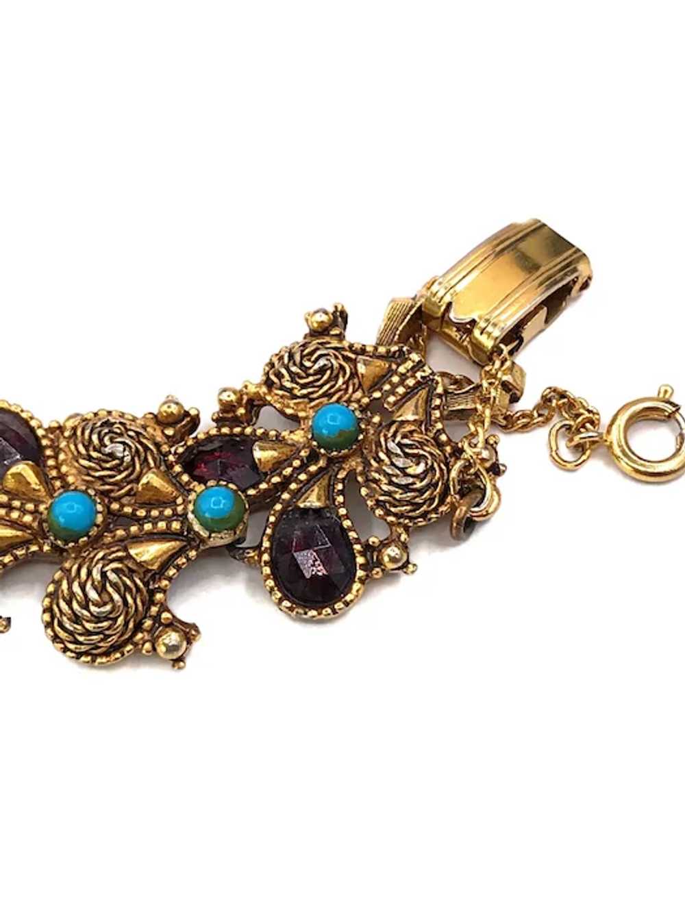 Vintage Florenza Link Bracelet - image 3