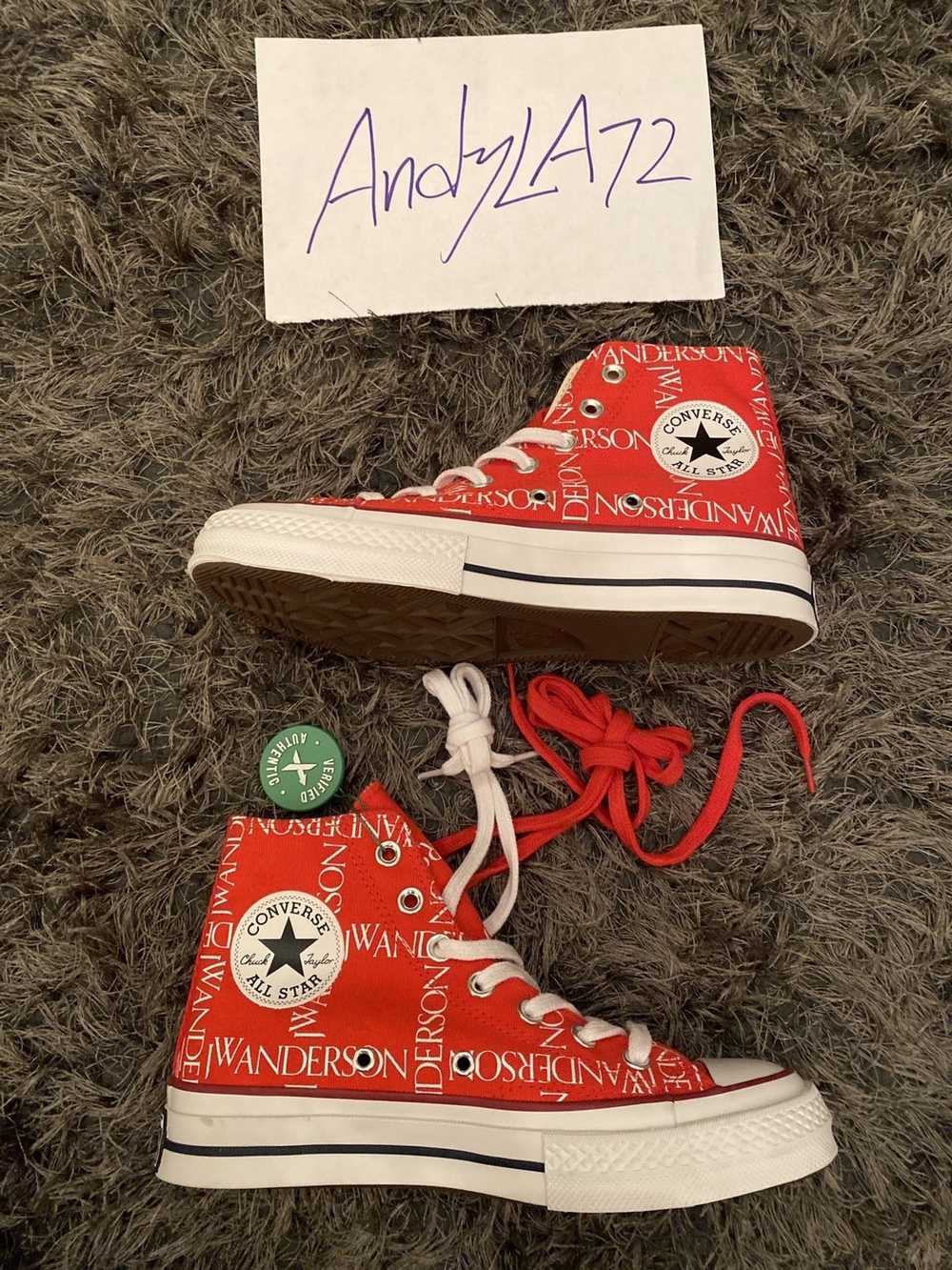 Converse × J.W.Anderson BRAND NEW JW Anderson Red - image 2