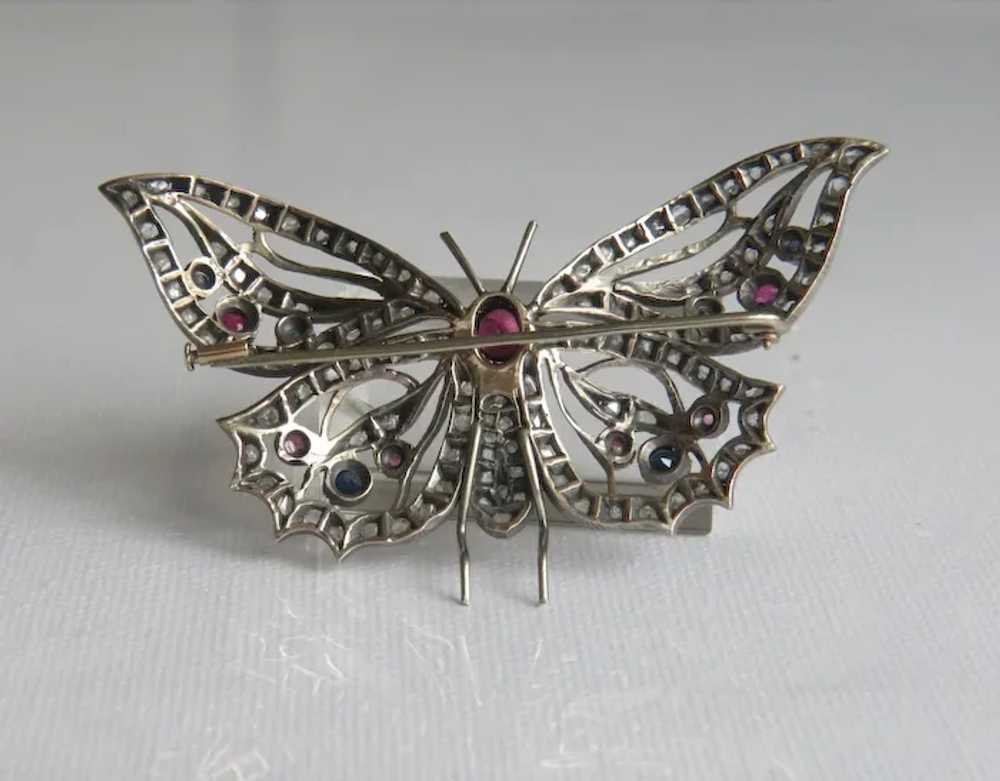 Art Nouveau Diamond butterfly brooch, ca. 1900 - image 6