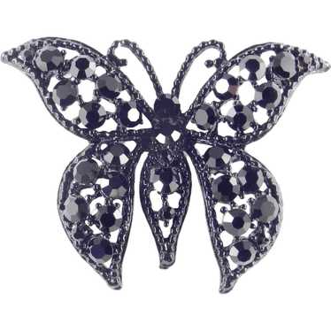 Marcel Boucher Vintage Blue Enamel store Butterfly Brooch 9420P