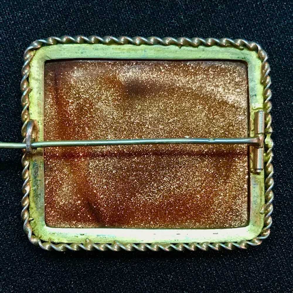 Micro Mosaic Architectural Brooch - image 3