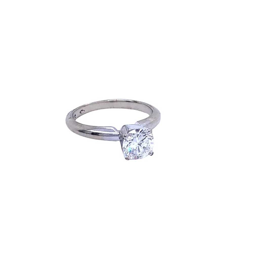 14K White Gold Diamond Engagement Ring - image 4