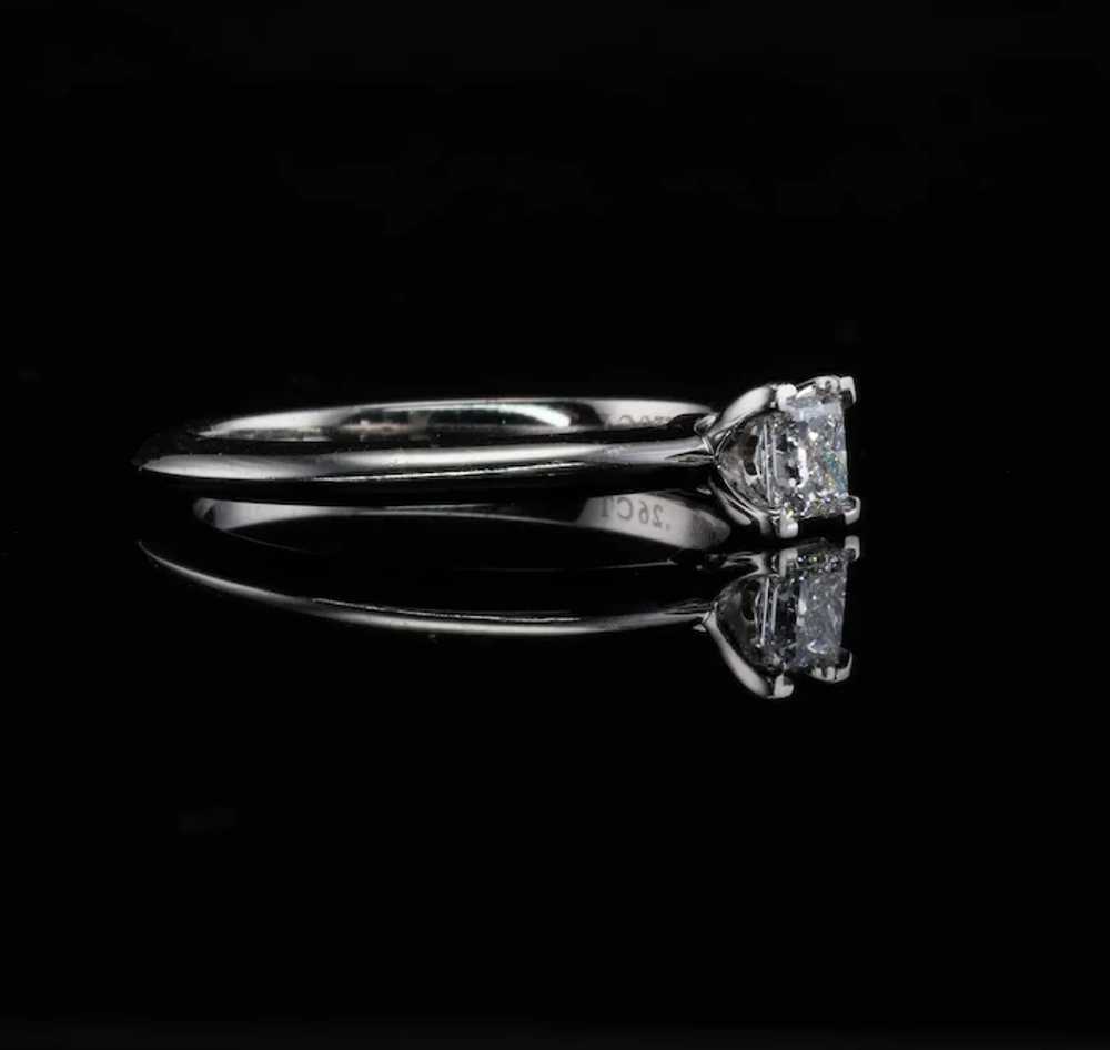 Tiffany & Co. Solitaire Diamond Ring Princess cut… - image 3