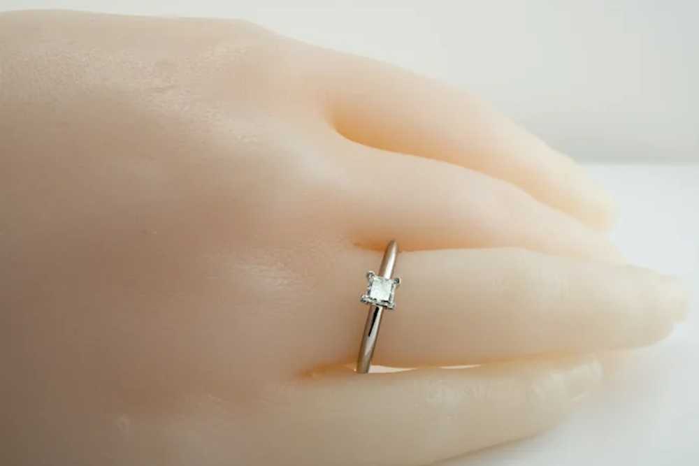 Tiffany & Co. Solitaire Diamond Ring Princess cut… - image 4