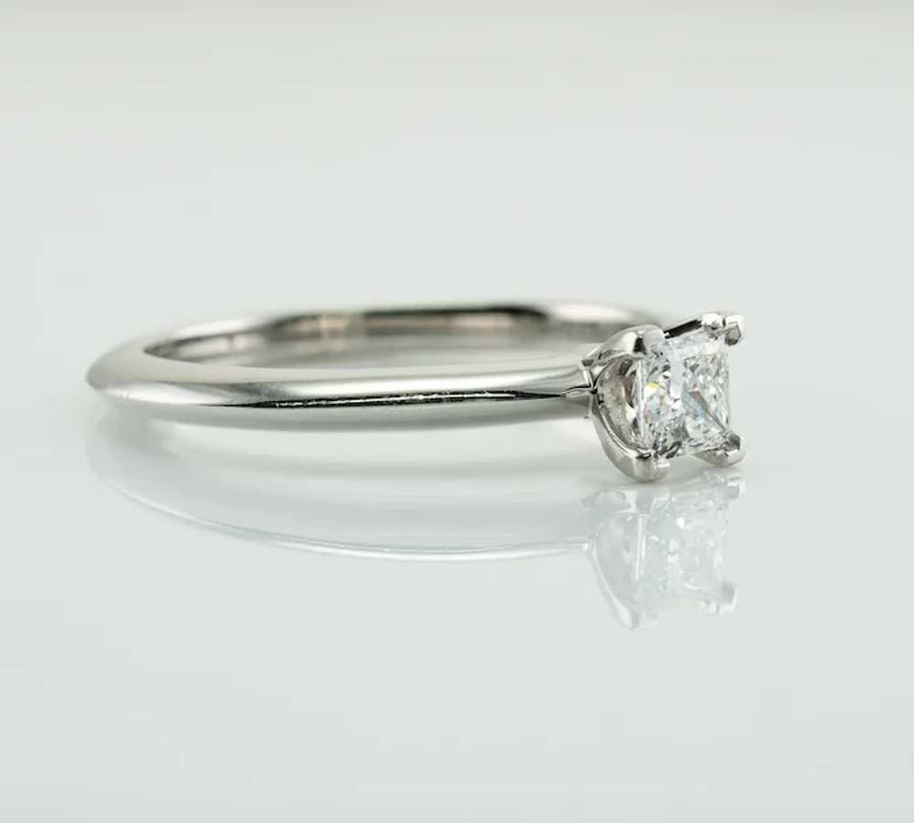 Tiffany & Co. Solitaire Diamond Ring Princess cut… - image 6