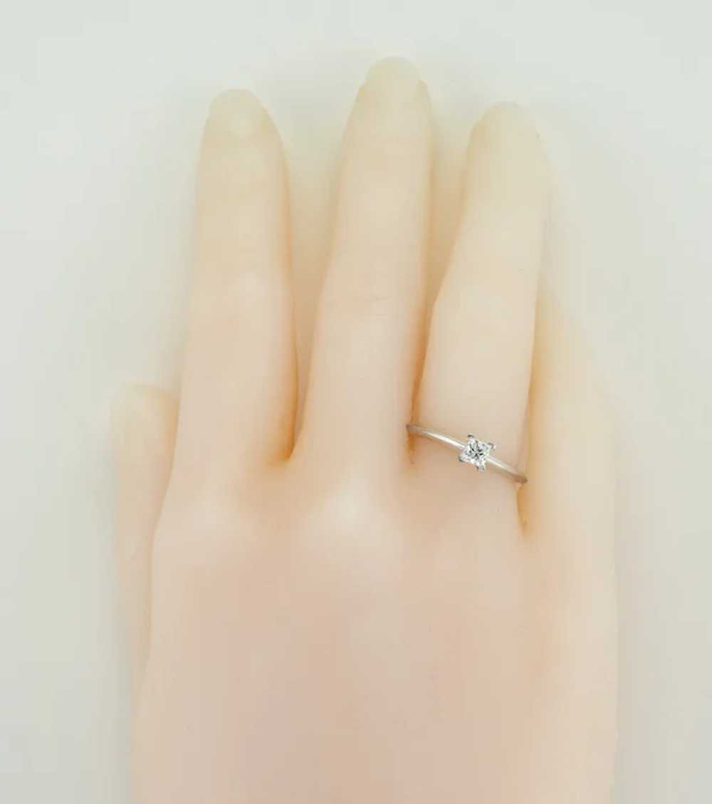 Tiffany & Co. Solitaire Diamond Ring Princess cut… - image 7