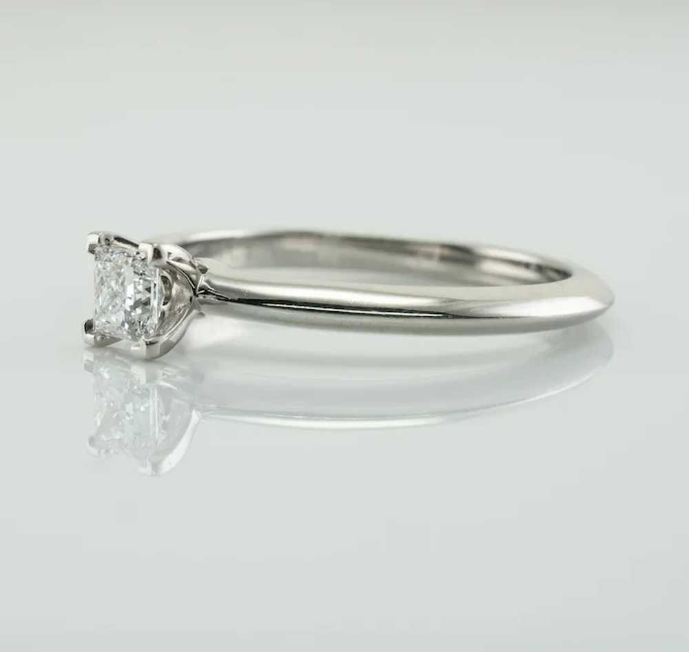 Tiffany & Co. Solitaire Diamond Ring Princess cut… - image 8