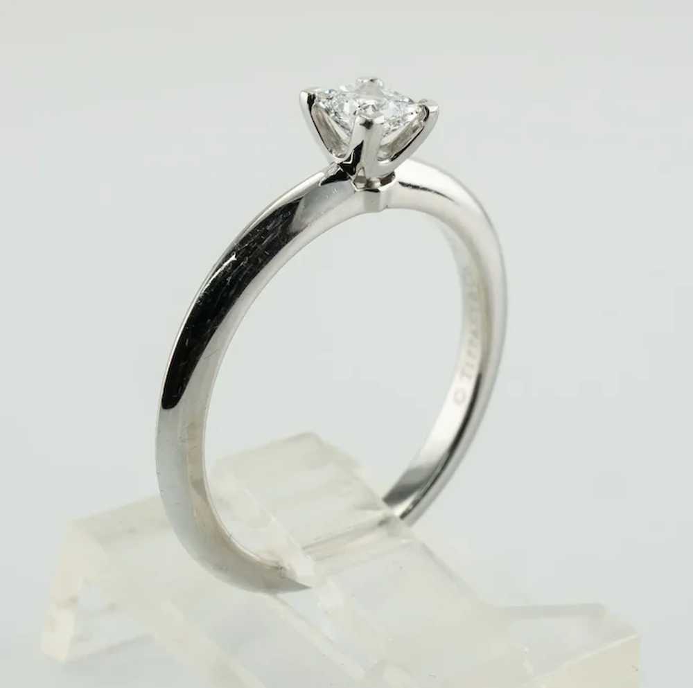 Tiffany & Co. Solitaire Diamond Ring Princess cut… - image 9