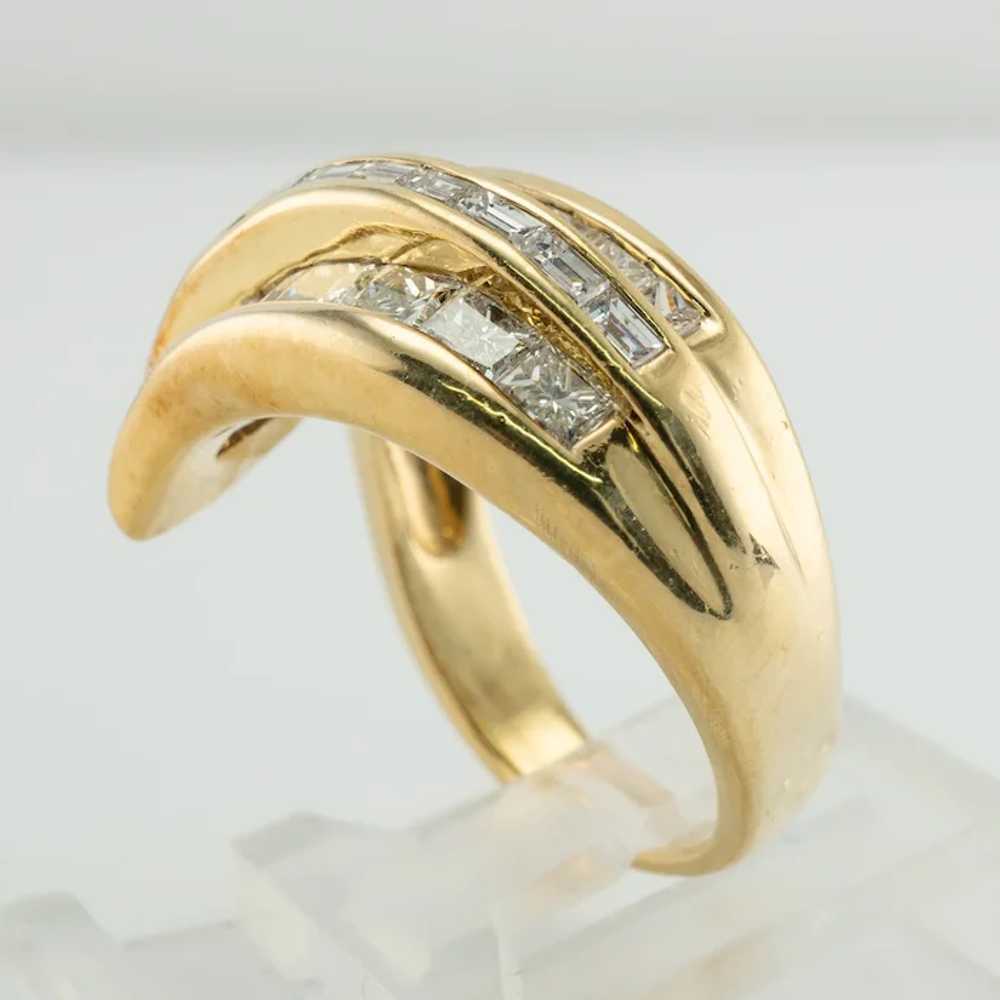 Diamond Ring 18K Gold Band 2.09 TDW - image 8