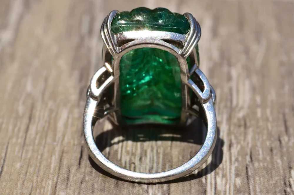 Extremely Rare Antique Colombian Emerald Ring by … - image 5