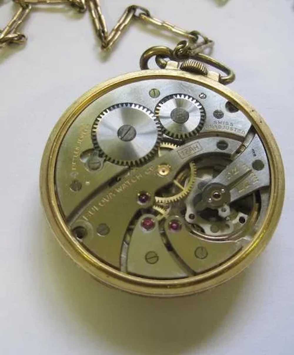 Lot #915 Bulova 15 Jewels Pocket Watch w/Watch Fob - image 8