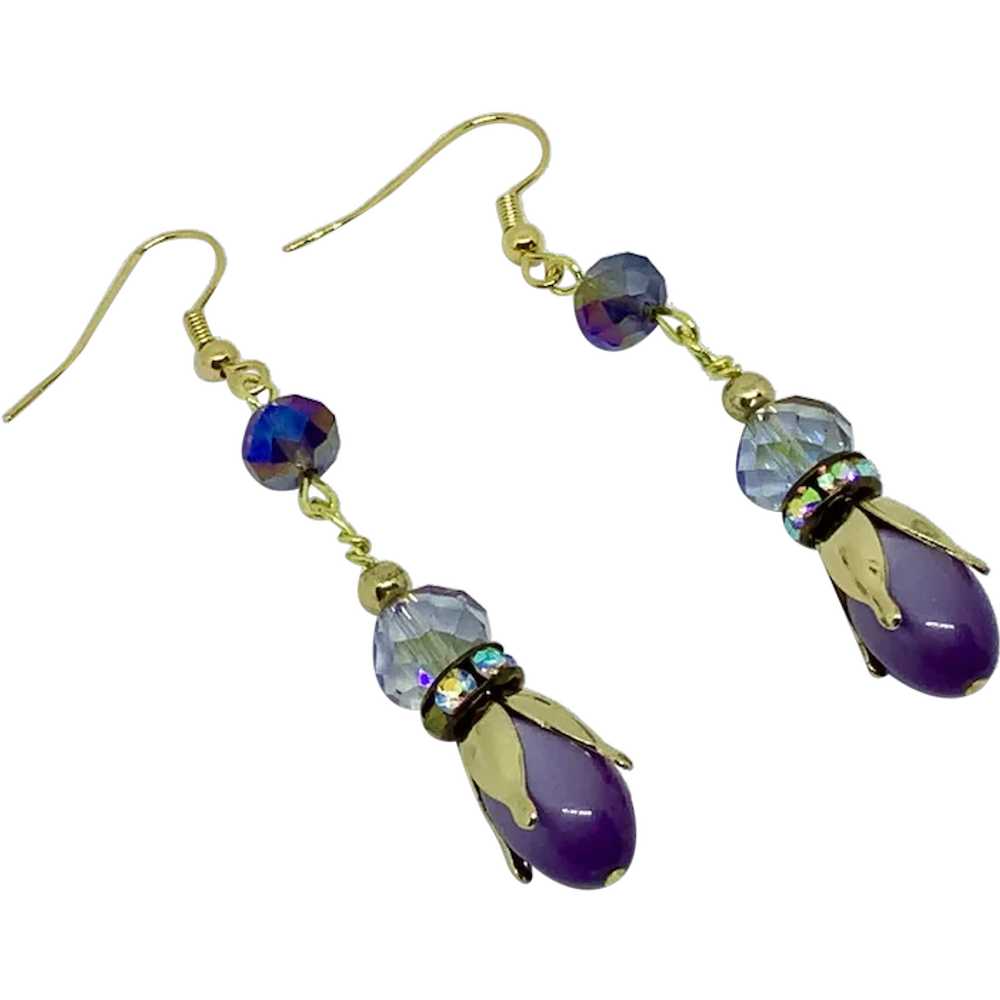 Earrings from Upcycled/repurposed Vintage Jewelry… - image 1