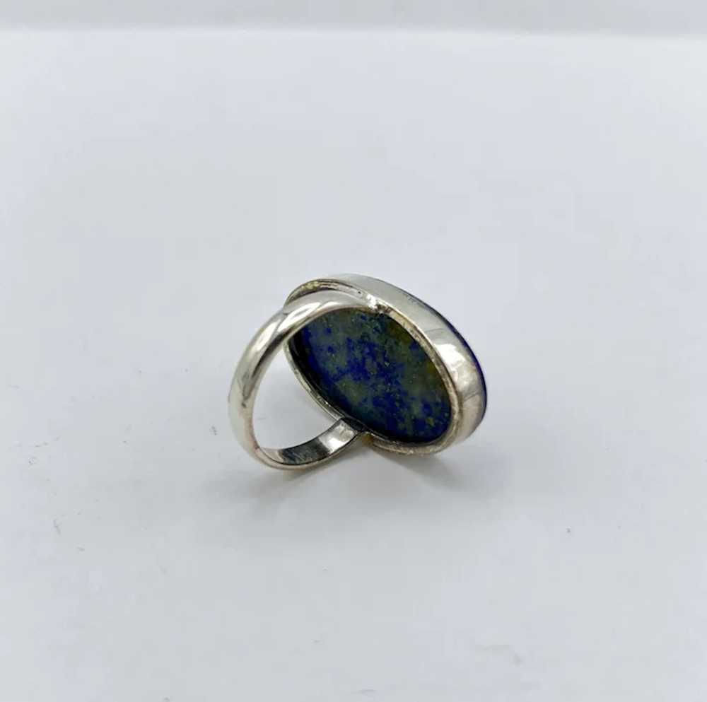 Lapis Lazuli Cabochon Ring - Sterling Silver - image 3