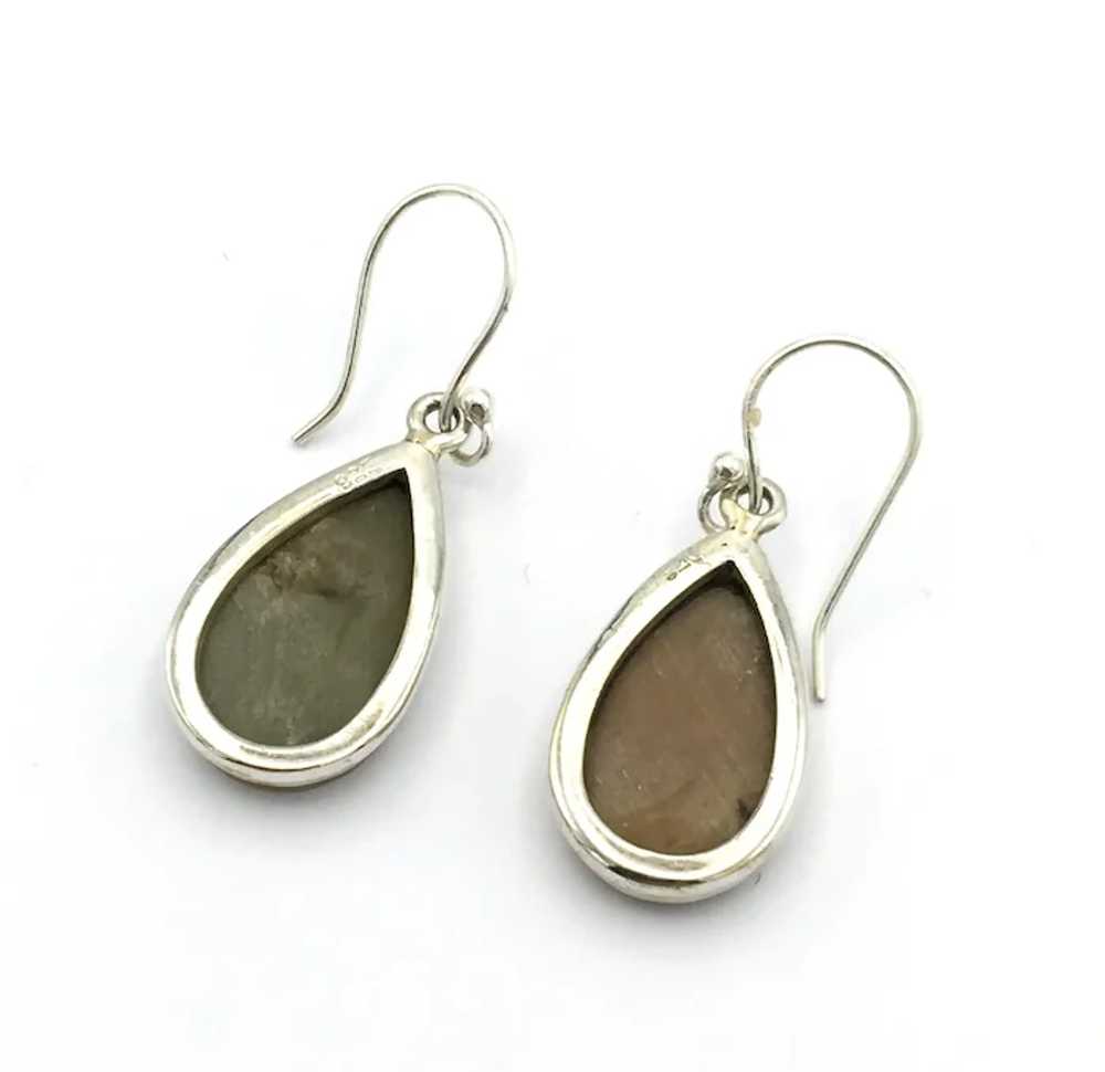 Mother of Pearl Earrings - Sterling Silver - image 5