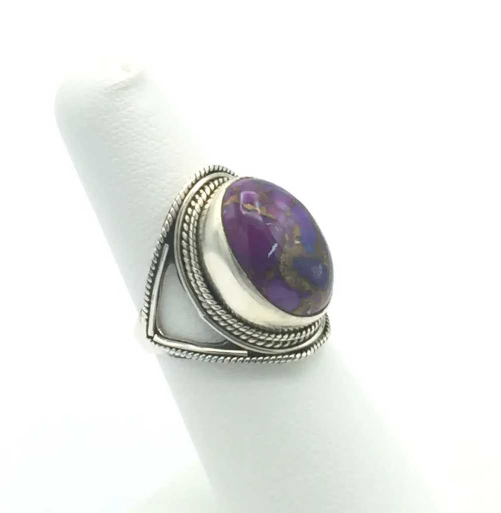 Mojave Purple Turquoise Ring - Sterling Silver - image 2