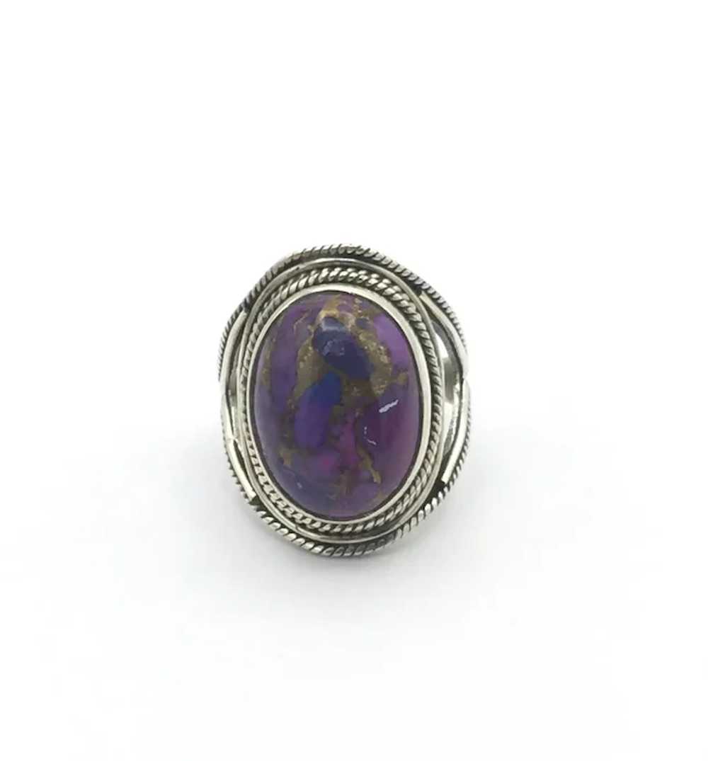 Mojave Purple Turquoise Ring - Sterling Silver - image 5