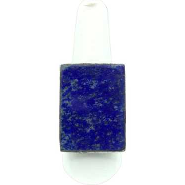 Lapis Lazuli Cabochon Ring - Sterling Silver - image 1