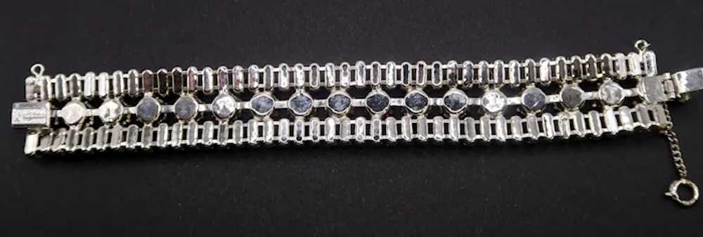 Spectacular Vendome Crystal Baguette and Red Rhin… - image 7