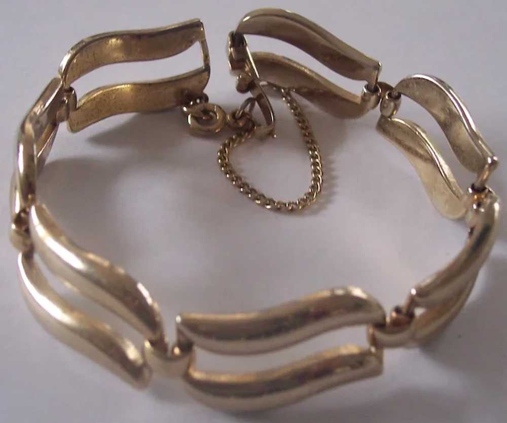 Monet Link Bracelet Gold tone - image 2