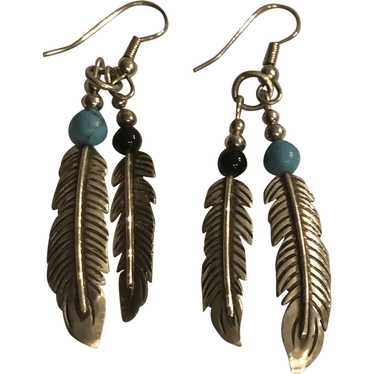Native American Sterling Silver Earrings - image 1