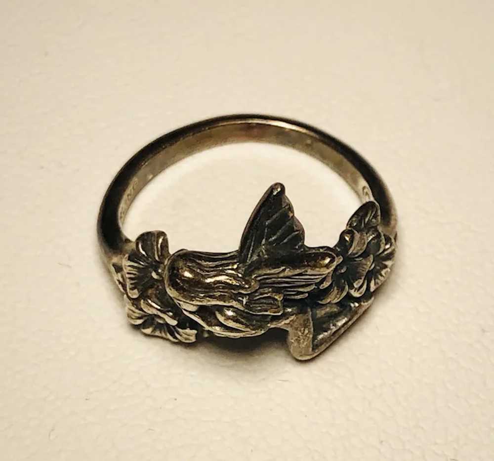 925 Sterling Silver Fairy Ring - image 2