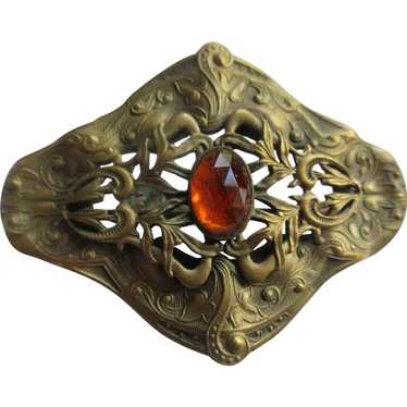 Antique Art Nouveau Sash Pin