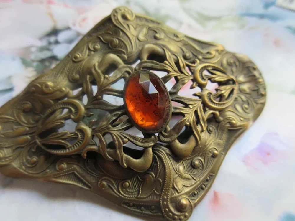 Antique Art Nouveau Sash Pin - image 2