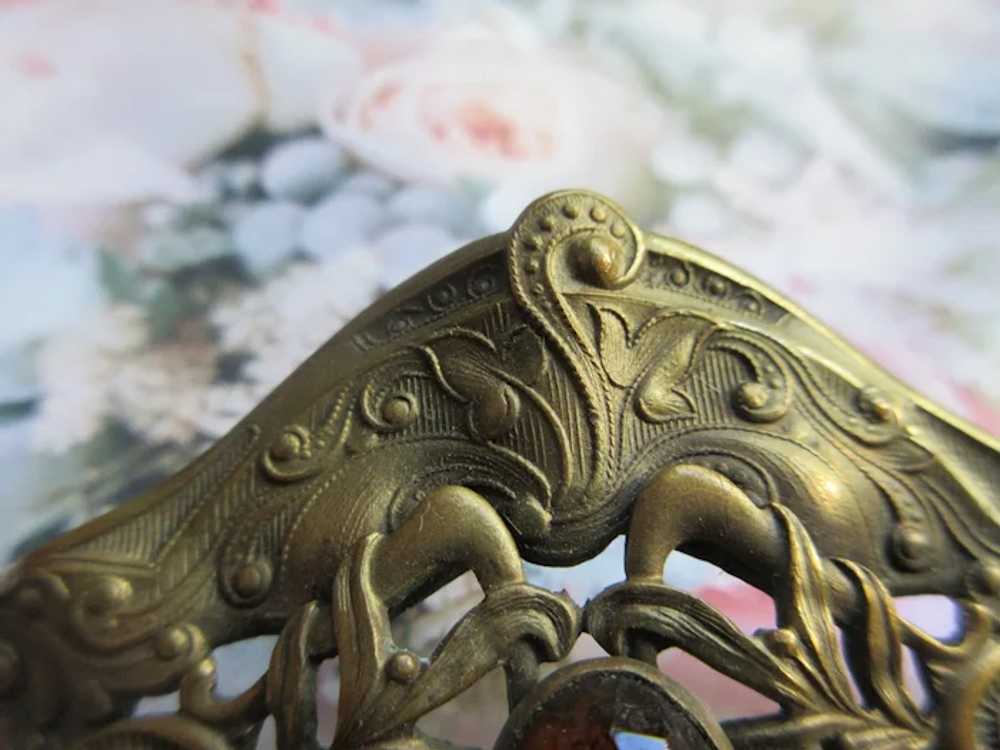 Antique Art Nouveau Sash Pin - image 4