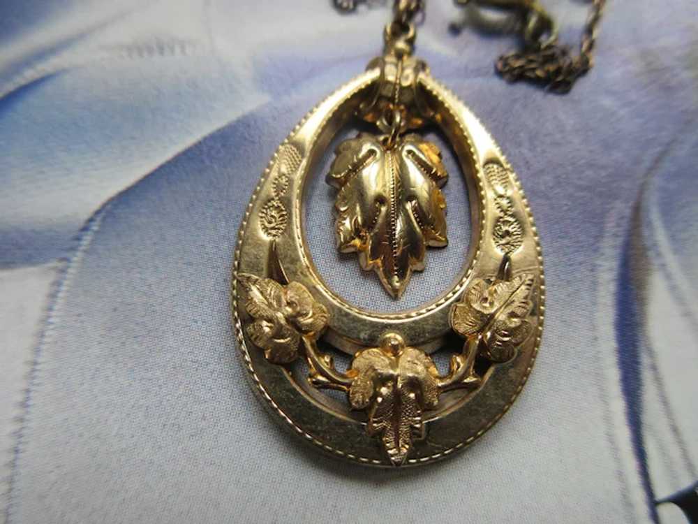 Antique Victorian Gold Fill Necklace - image 2