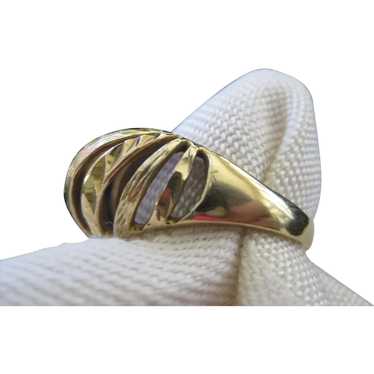 14 Karat Gold Dome Style Ring