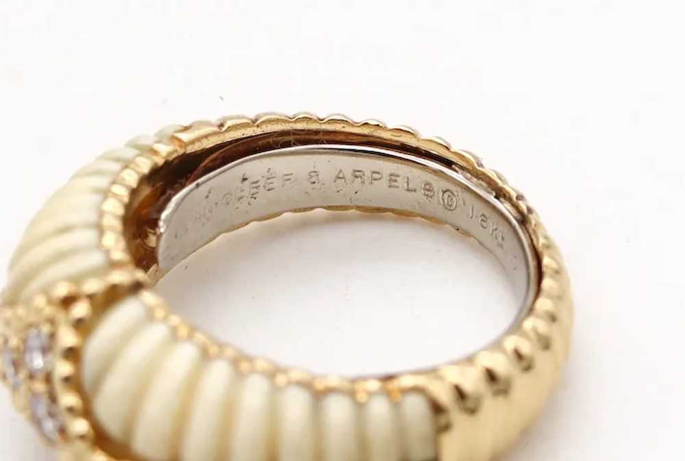 Van Cleef & Arpels Paris 1970 Ring in 18 kt Gold … - image 3