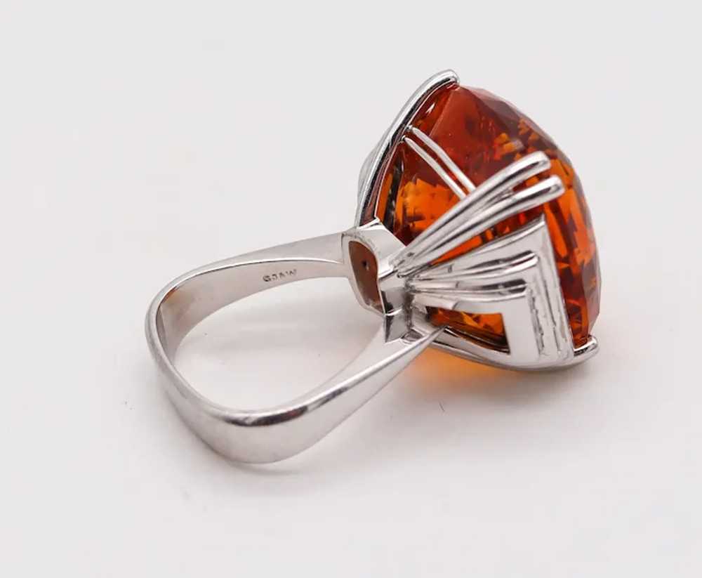 Georg Jensen & Wendel 1940 Art Deco Ring In 18Kt … - image 4