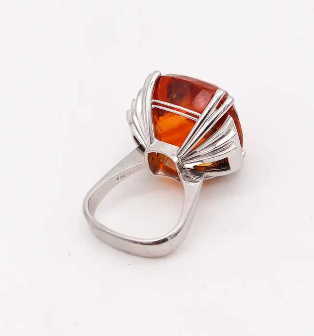 Georg Jensen & Wendel 1940 Art Deco Ring In 18Kt … - image 5