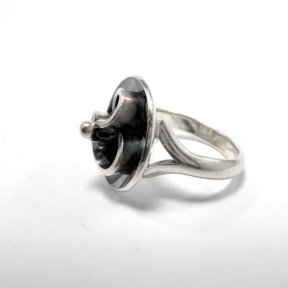 Niels Erik From, Denmark 1940-50s Sterling Silver Rin… - Gem