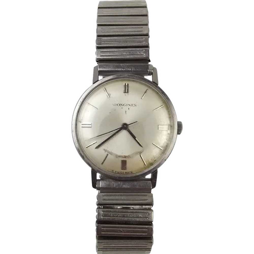 Longines Gents Stainless Steel Wrist Watch c1970’s - image 1