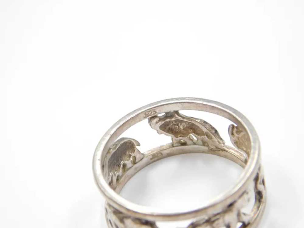 Sterling Silver Animal Band Ring - image 4